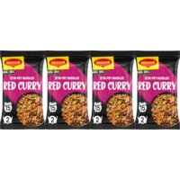 Maggi Stir-fry noodles red curry 4-pack