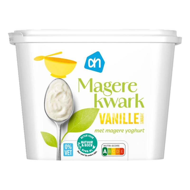 Magere kwark met magere yoghurt vanille