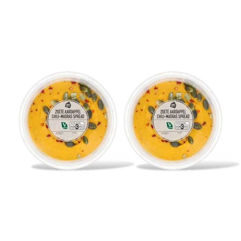 AH Zoete aardappel chili-madras spread 2-pk