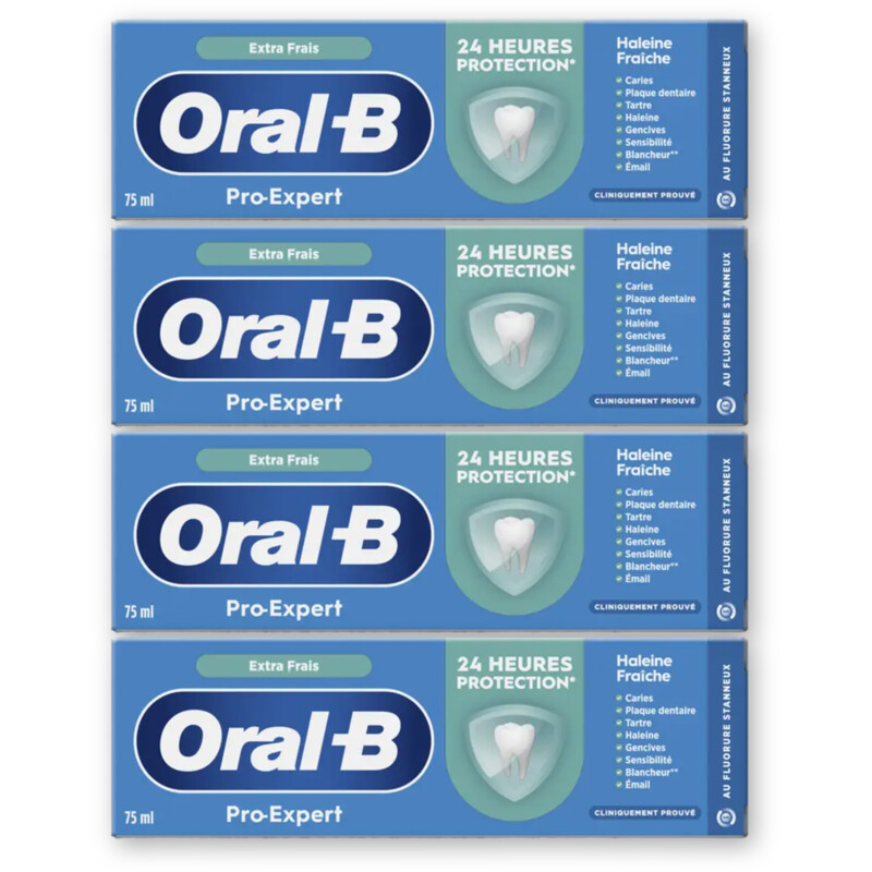 Oral-B Pro-expert advncd reiniging 4-pack