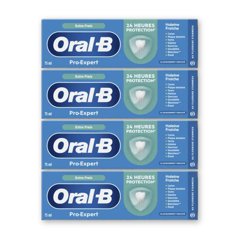 Oral-B Pro-expert advncd reiniging 4-pack