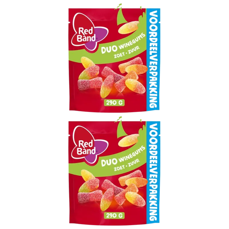 Red Band Duo winegums vvp 2-pack