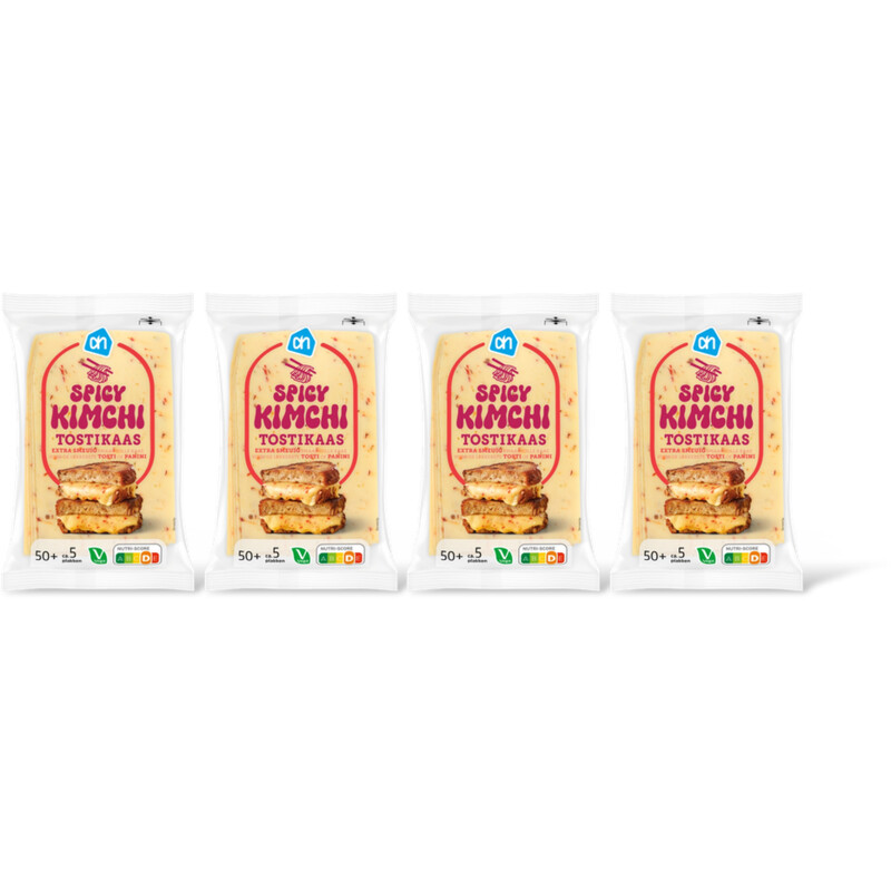AH Tostikaas spicy kimchi 50+ 4-pack