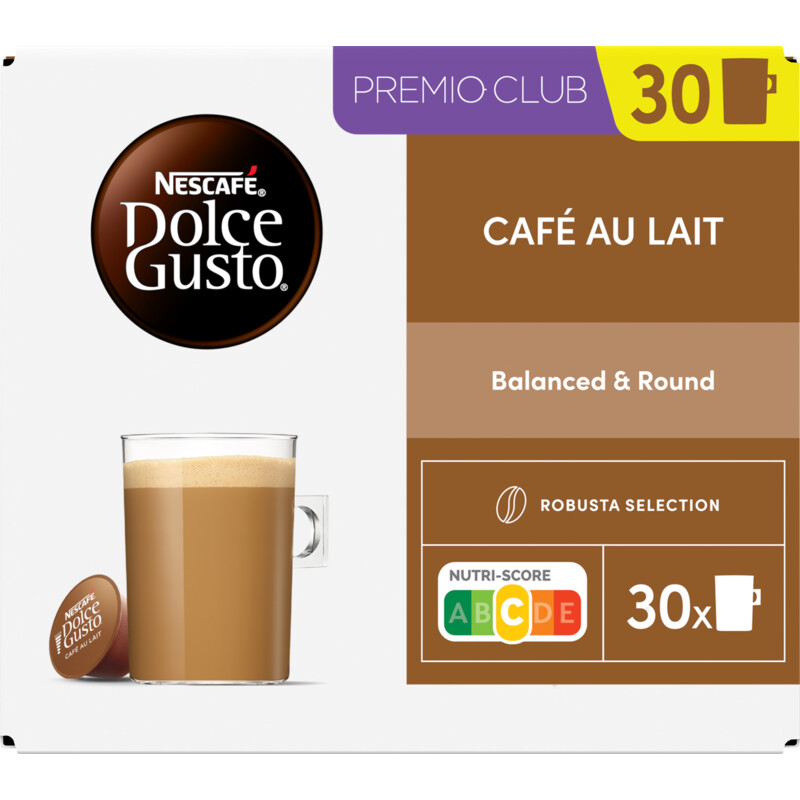 Nescafé Dolce Gusto Café au lait capsules