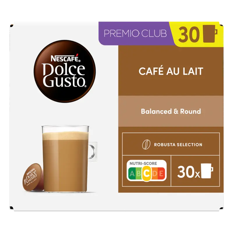 Nescafé Dolce Gusto Café au lait capsules