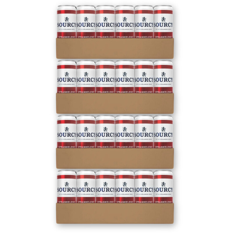 Sourcy Sprankelend natuurlijk mineraalwater 4pk