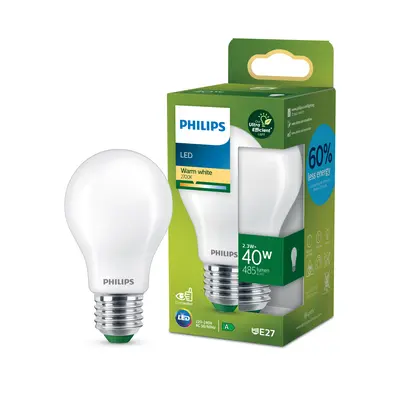 pdp-image-Philips Led fil standaard E27 40W mat
