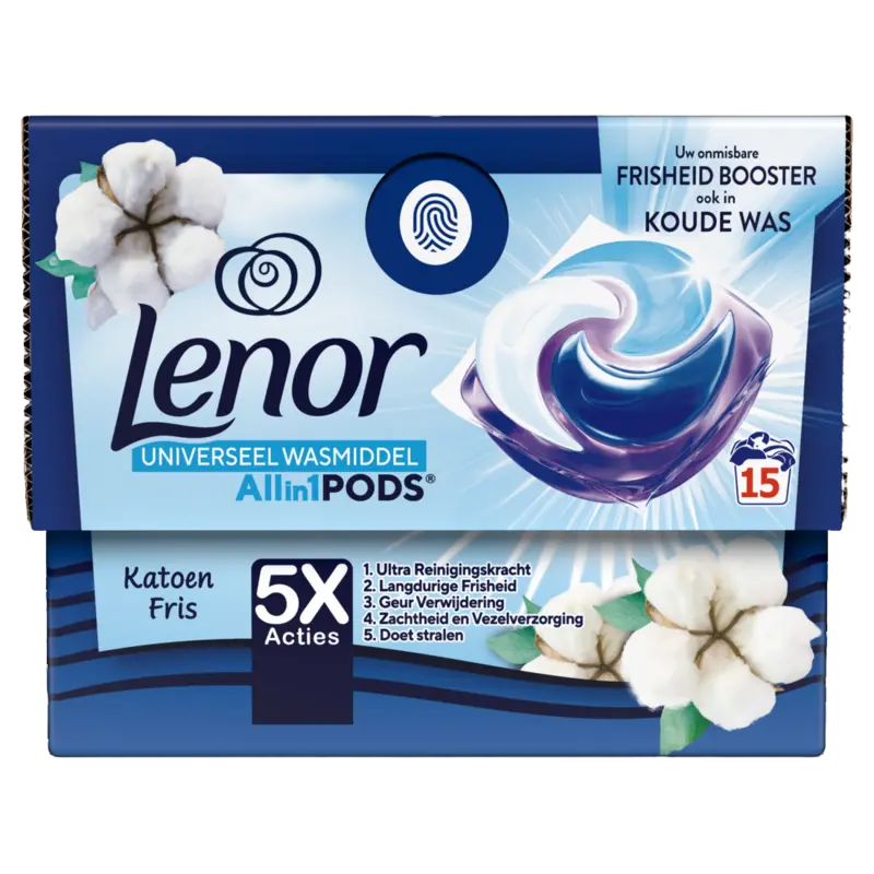 Lenor Katoen wasmiddelcapsules