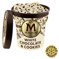 Magnum White chocolate & cookies
