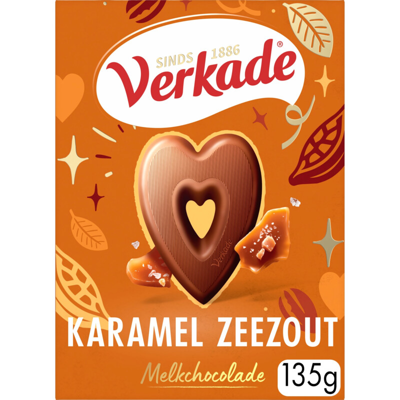 Een afbeelding van Verkade Hart melk karamel zeezout