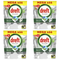 Dreft Platinum original vaatwastblt XXL 4-pack