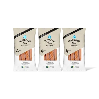 pdp-image-AH Hotdogs naturel 3-pack