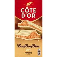 Côte d'Or BonBonBloc chocoladereep praliné wit
