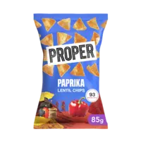 Proper Paprika lentil chips