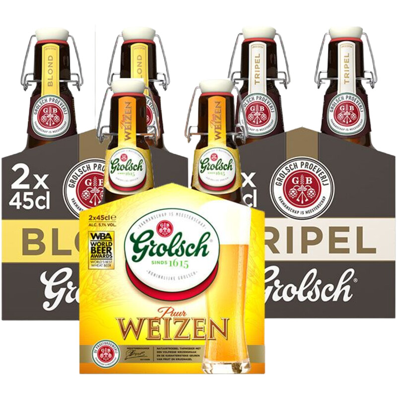 Een afbeelding van Grolsch beugel speciaalbieren proeverij