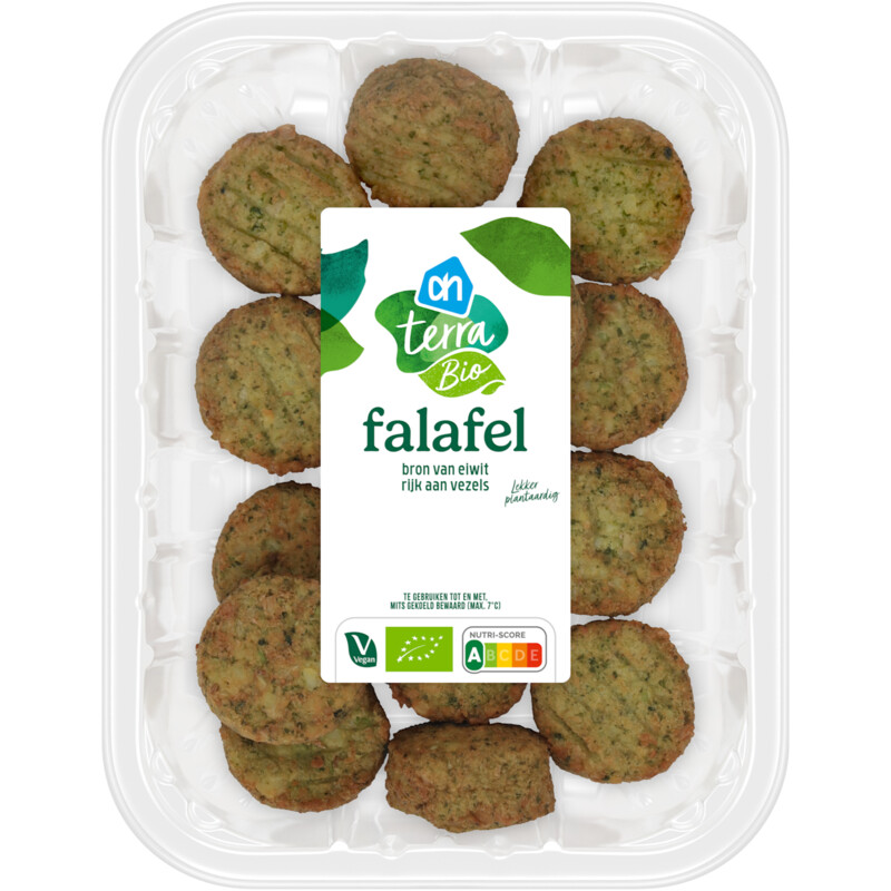 Een afbeelding van AH Terra Biologische falafel