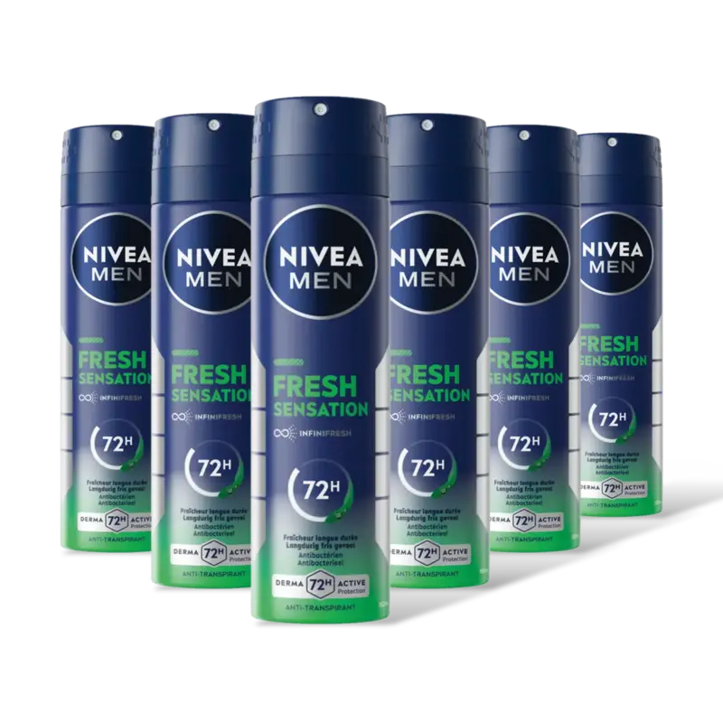 NIVEA Men fresh sensation deodorant 6-pack