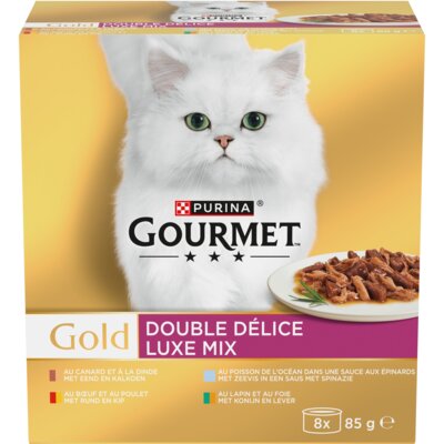 pdp-image-Gourmet Gold luxe mix met rund kip zeevis eend