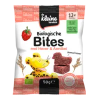 De Kleine Keuken Biologische bites haver & aardbei 12m+