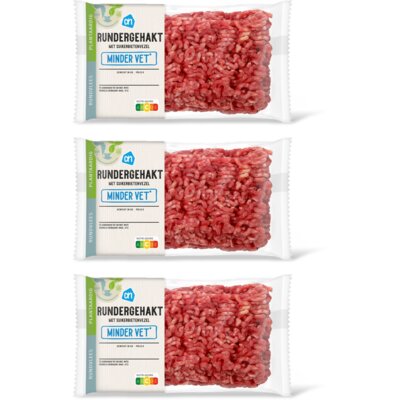 pdp-image-AH Rundergehakt minder vet 3-pack