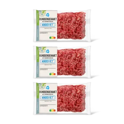 pdp-image-AH Rundergehakt minder vet 3-pack