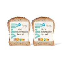 AH Glutenvrij Brood licht meerzaden half 2-pack