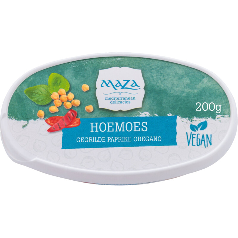 Een afbeelding van Maza Hoemoes paprika oregano