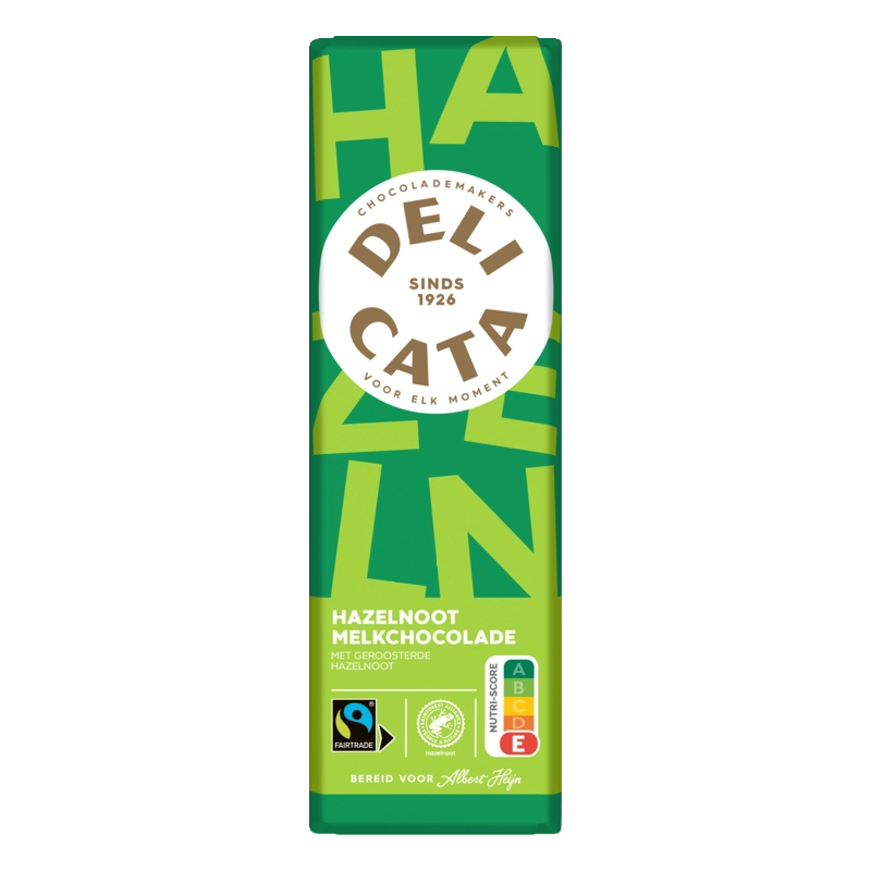 Reep melkchocolade hazelnoot