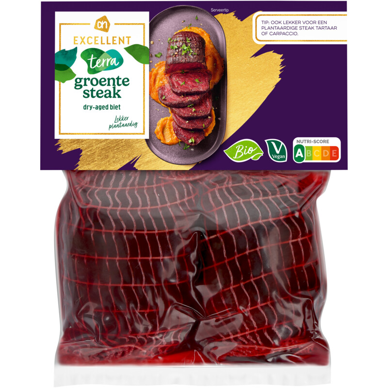 Een afbeelding van AH Excellent Terra biologisch groentesteak