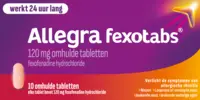 Allegra Fexotabs 120mg omhulde tabletten