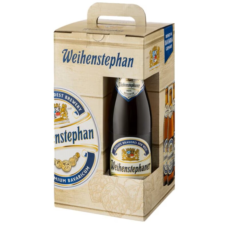 Een afbeelding van Weihenstephaner Geschenkverpakking met glas