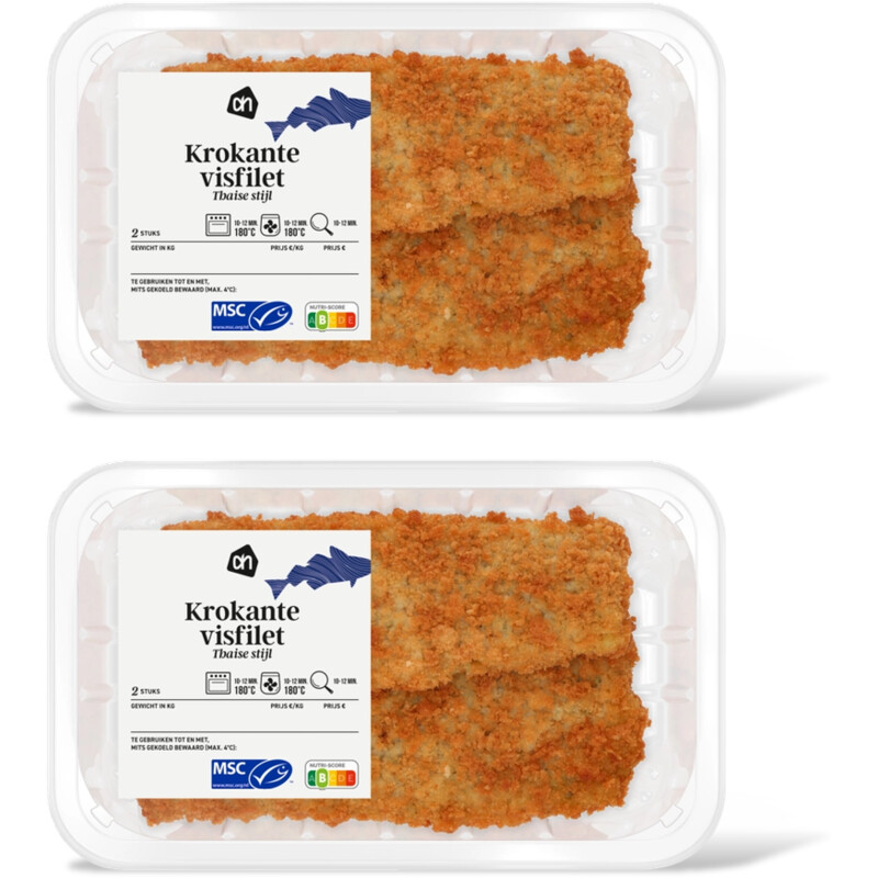 AH Krokante visfilet Thaise stijl 2-pack