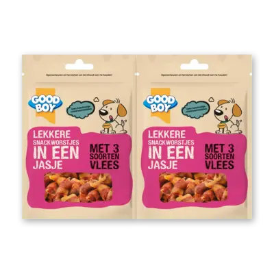 pdp-image-Good boy Lekkere snackworstjes in jasje 2-pack