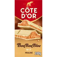 Côte d'Or BonBonBloc chocoladereep praliné wit