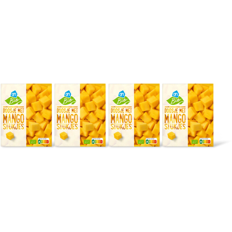 AH Biologisch Doosje met mangostukjes 4 pack