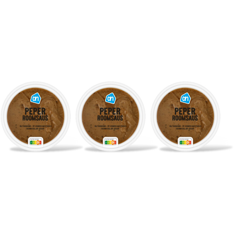 AH Peper roomsaus met scheutje cognac 3-pck
