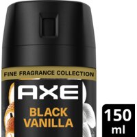 Een afbeelding van Axe Black vanilla deodorant bodyspray