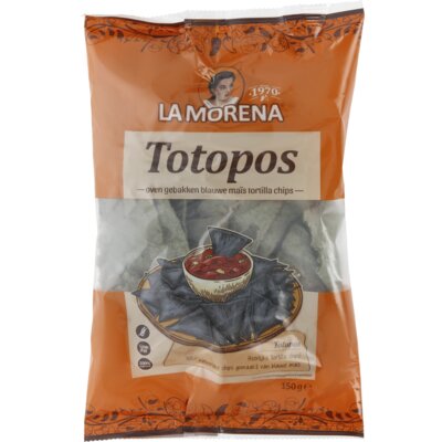 pdp-image-La Morena Totopos blauwe mais tortilla chips