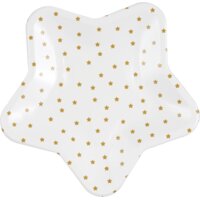 Een afbeelding van AH Excellent Papieren bordjes ster wit