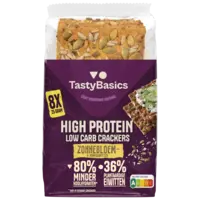 TastyBasics Low carb-high protein cracker zonnebloem