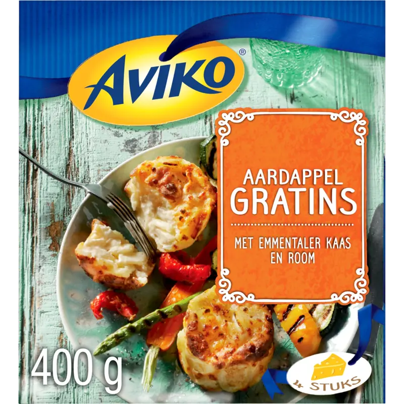 Aardappel gratins met emmentaler & room