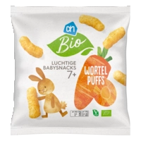 AH Biologisch Luchtige babysnacks wortel puffs 7m+