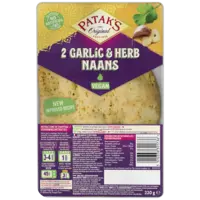 Patak's Naan garlic & coriander