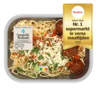 AH Verse maaltijd spaghetti meatballs