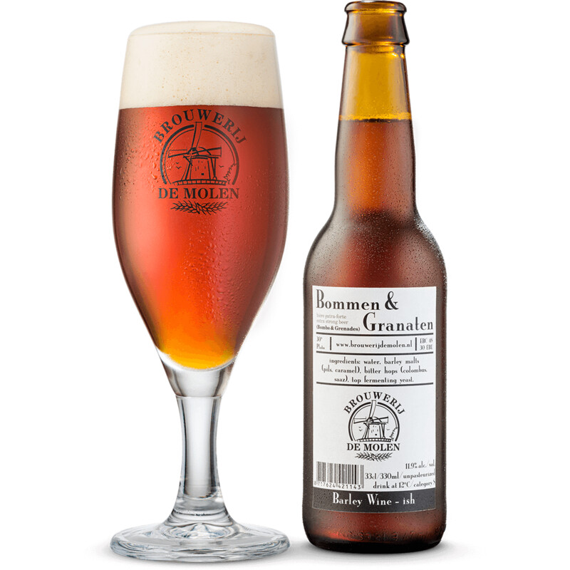 Een afbeelding van Brouwerij de Molen Bommen en granaten