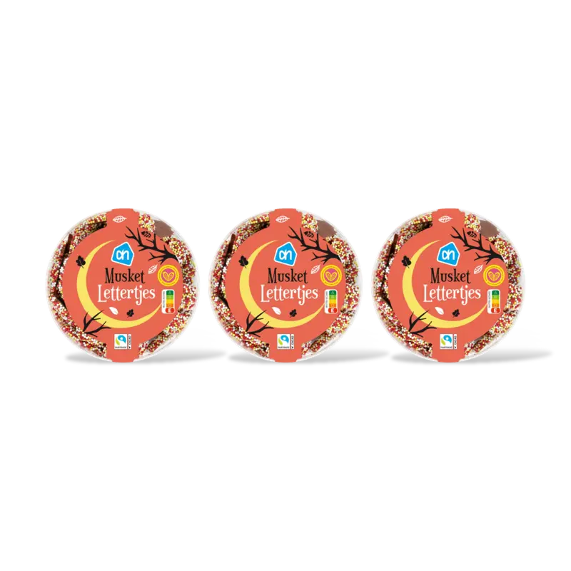AH Musket lettertjes 3-pack