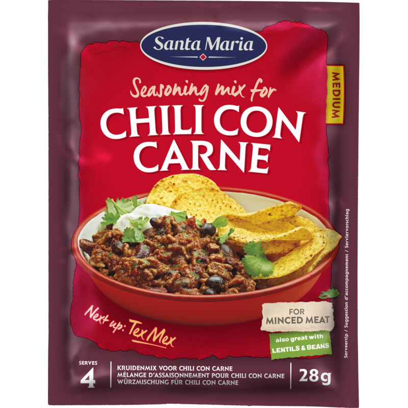 Een afbeelding van Santa Maria Kruidenmix chili con carne