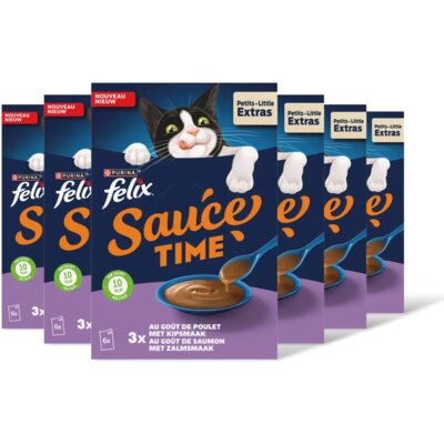 pdp-image-Felix Sauce time met kip- of zalmsmaak 6-pack