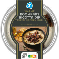 Een afbeelding van AH Warme roomkaas ricotta truffel