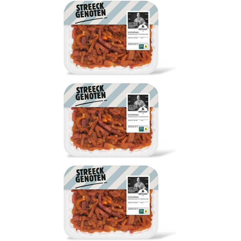 Streeckgenoten Shoarmareepjes 3-pack